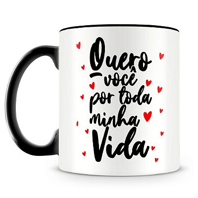 Caneca Dia Dos Namorados de Porcelana Personalizada Para Homem