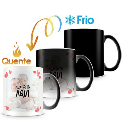 Caneca Mágica Personalizada O Melhor das Suas Histórias (1 Foto)