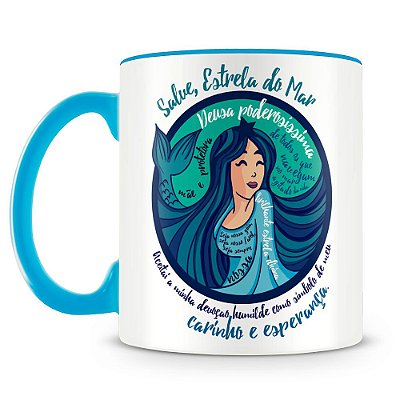 Caneca Personalizada Salve Iemanjá