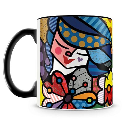 Caneca Personalizada Romero Britto Vitral