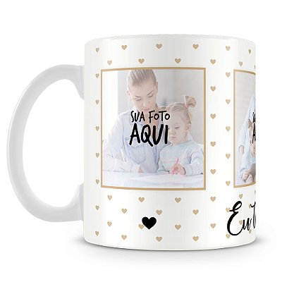 Caneca Personalizada Com Foto Mod.5 (3 Fotos)