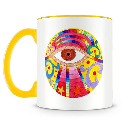 Caneca Personalizada Mandala Ojito