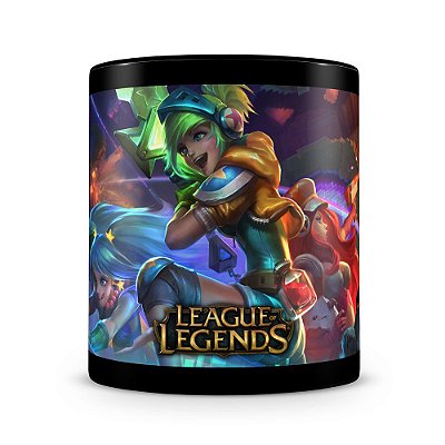 Caneca League of Legends (Mod.2) 100% Preta