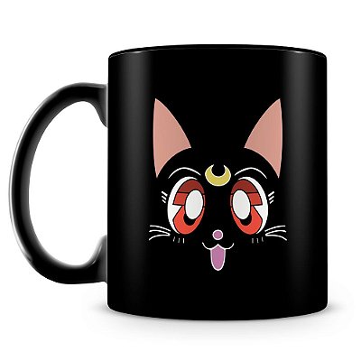 Caneca Personalizada Sailor Moon (Luna) 100% Preta