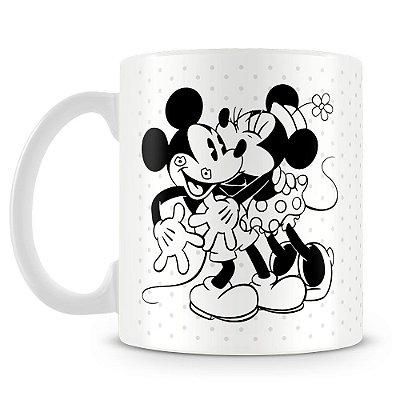 Caneca Personalizada Mickey e Minnie Kiss