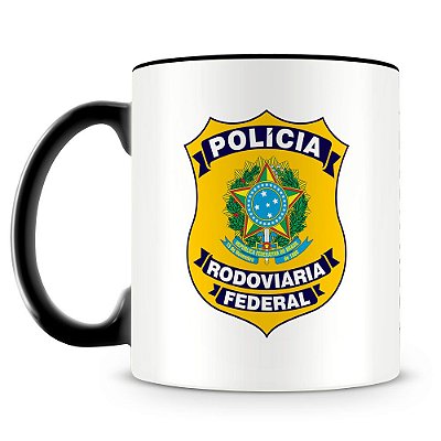 Caneca Polícia Rodoviária Federal (Com Nome)