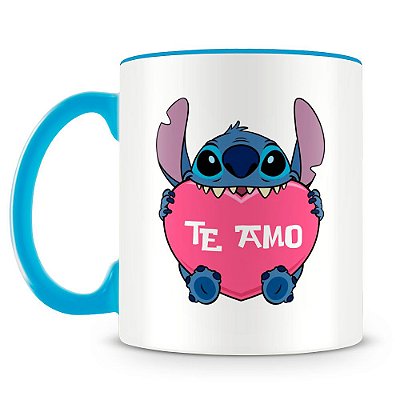 Caneca Personalizada Stitch Te Amo