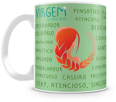 Caneca Personalizada Signo de Virgem