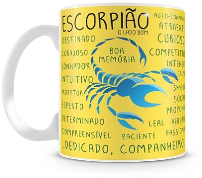 Caneca Personalizada Signo de Escorpião