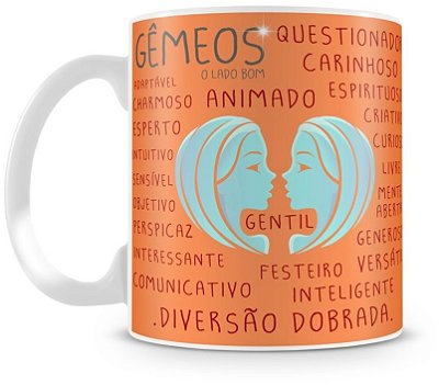 Caneca Personalizada Signo de Gêmeos