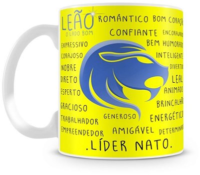 Caneca Personalizada Signo de Leão