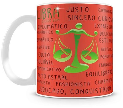 Caneca Personalizada Signo de Libra