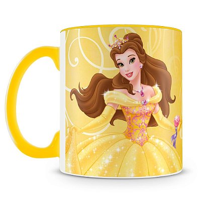 Caneca Estampada Princesa Bela