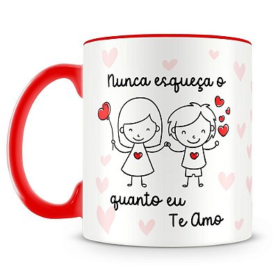 Caneca Personalizada O Quanto Eu Te Amo (menina e menino)