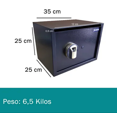Cofre biométrico cd 3525