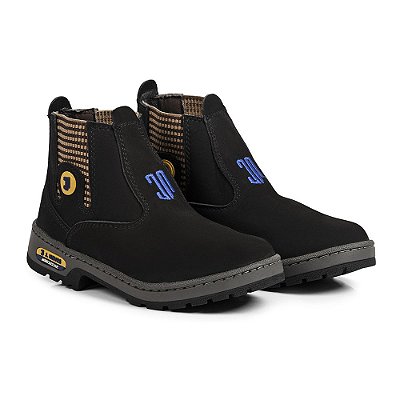 Botina Agro Preta Infantil J Neves Boots