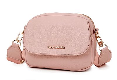 Bolsa charme rosa