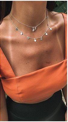 Choker Florzinha Lisa - Prata 925