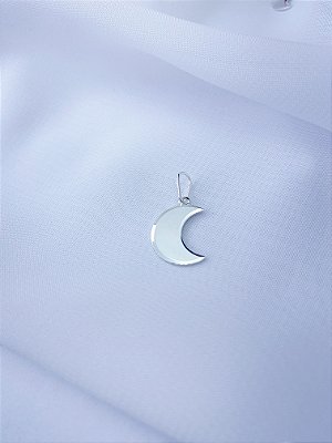 Pingente Lua Lisa - Prata 925