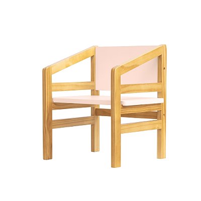 Cadeira Infantil com Regulagem - Rosa
