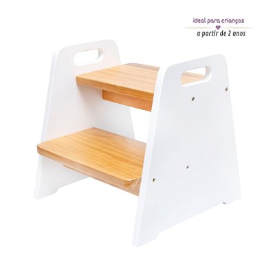 Escadinha Infantil Montessori - Branco
