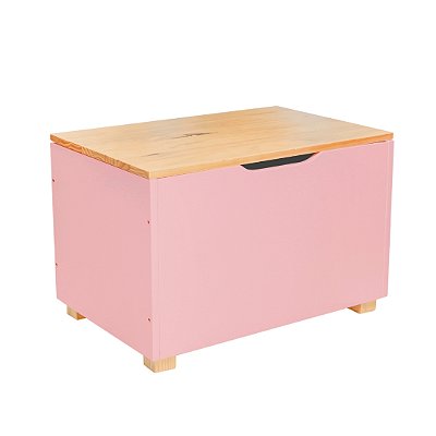 Baú Organizador de Brinquedos - Rosa Blush