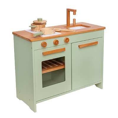 Mini Cozinha Infantil Pocket - Verde Oliva