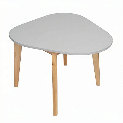Mesa Infantil Orgânica - Cinza Greige