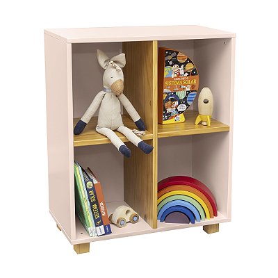 Estante Montessori Nichos - Rosa
