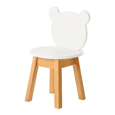 Cadeira Infantil Urso - Branca