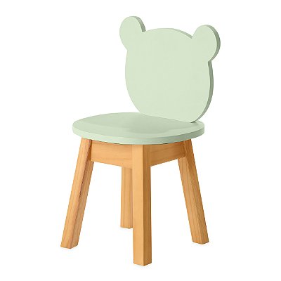 Cadeira Infantil Urso - Verde Oliva