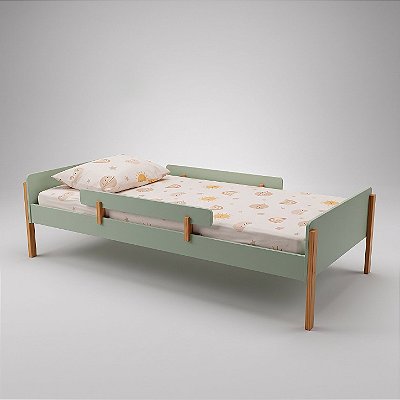 Cama Montessoriana Evolutiva Verde Oliva - Nina
