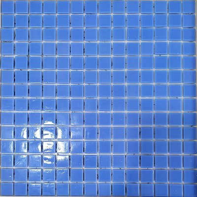 PASTILHA DE VIDRO RESINADA AZUL CLARO  CANDY 622 PISCINA