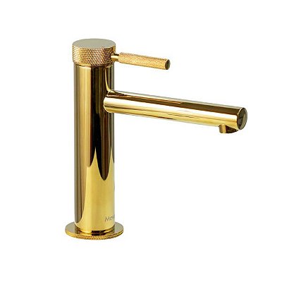 MISTURADOR MONOCOMANDO BICA BAIXA DOURADO GOLD MIST19