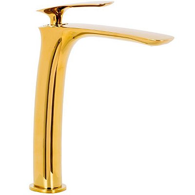 MISTURADOR MONOCOMANDO BICA ALTA GOLD DOURADO MIST17