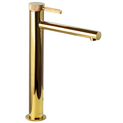 MISTURADOR MONOCOMANDO BICA ALTA DOURADO GOLD MITS19