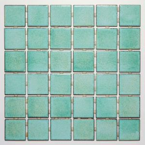 PASTILHA DE PORCELANA ATLAS 5X5 CAICOS SG15395 VERDE