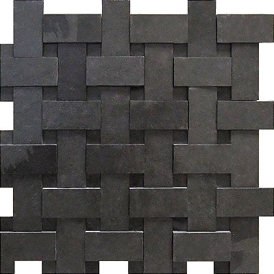REVESTIMENTO PEDRA NATURAL ARDÓSIA PRETO 30X30CM