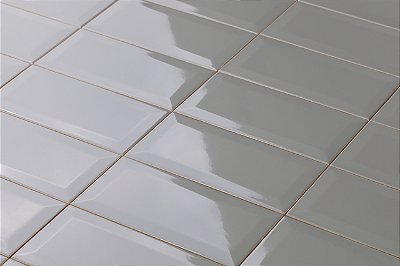 REVESTIMENTO BRICK CINZA BRILHANTE CERAL M2 10X20CM