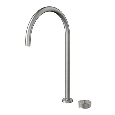 TORNEIRA PARA COZINHA DE MESA INOX ESCOVADO