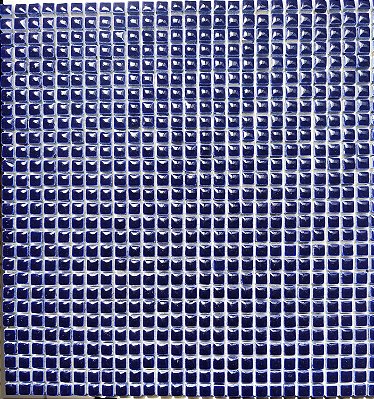 PASTILHA DE PORCELANA MINI 1X1 CM AZUL ESCURO IDEAL PARA MOSAICO