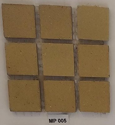 PASTILHA DE PORCELANA 2X2 MASSA ÚNICA RUSTICA ANTIGA PARA FACHADA MP005