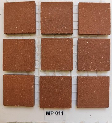 PASTILHA DE PORCELANA 2X2 MASSA ÚNICA RUSTICA ANTIGA PARA FACHADA MP011