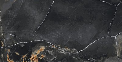 PORCELANATO CASTELLI GRAN ELTZ NERO 70656 PRETO ACETINADO 62X122CM