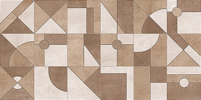 PORCELANATO DAMME BARON AGR12142 MARROM BEGE 61X121CM