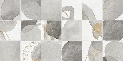 PORCELANATO DAMME ARTSY GRAY AGR12171 CINZA 61X121CM