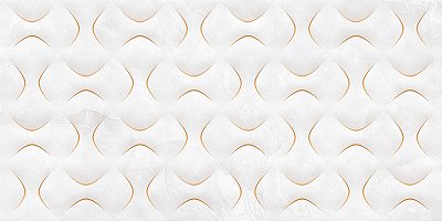 PORCELANATO DAMME ONIX BIANCO DECOR PR12252 MARMORIZADO 62X121CM