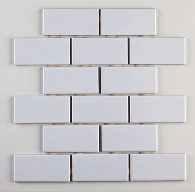 PASTILHA DE CERÂMICA ATLAS 5X10 OB5233 GLACIAL BRANCO BRILHANTE