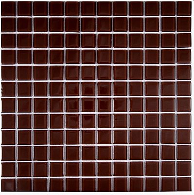 PASTILHA DE VIDRO CRISTAL MARROM 2,3X2,3 CHOCOLATE