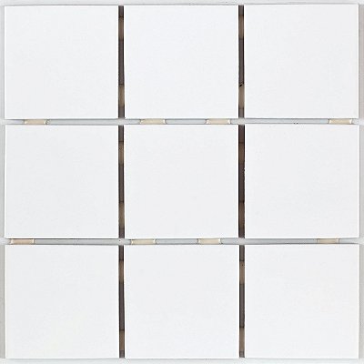 PASTILHA CERÂMICA ATLAS 10X10 BRANCO OB11984 BRANCA BRILHANTE